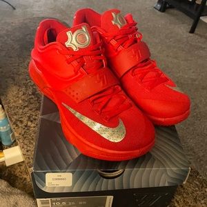 Nike KD 7! All red pair! Size 10.5 with OG Box !